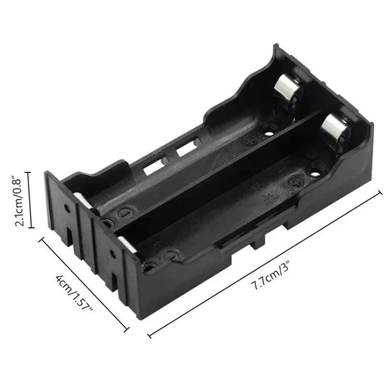 Customizable DIY ABS 18650 Battery Holder Cases – 1 to 4 Slot Power Bank Storage Solutions