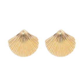 De la Mer Shell Stud Earrings