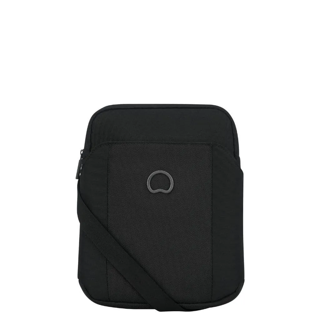 Delsey Picpus 1 Cpt Vertical Flat Mini Reporter Bag 9.7" Tablet Black