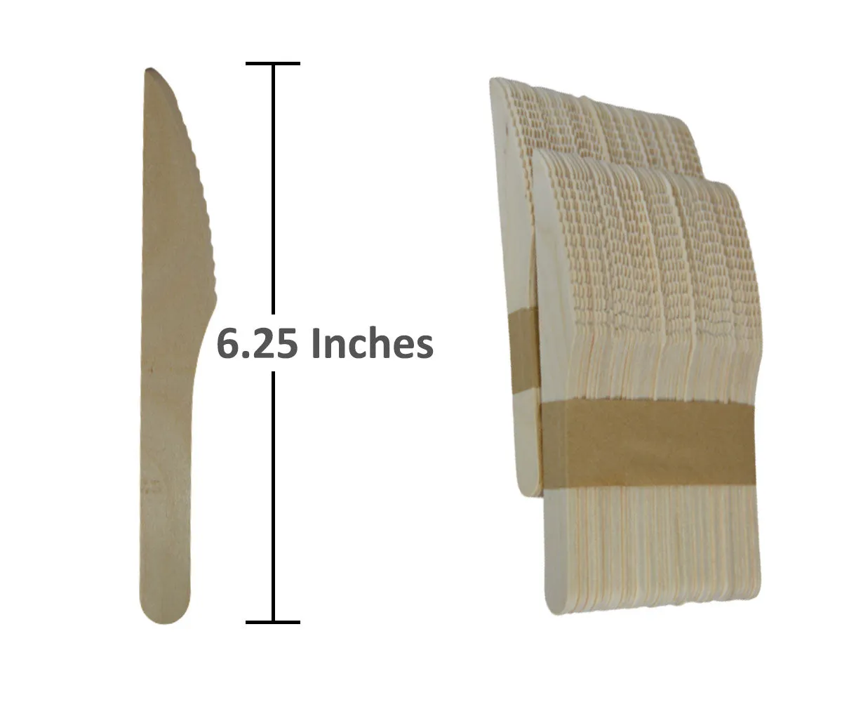 Disposable Wooden Knife - 50pc