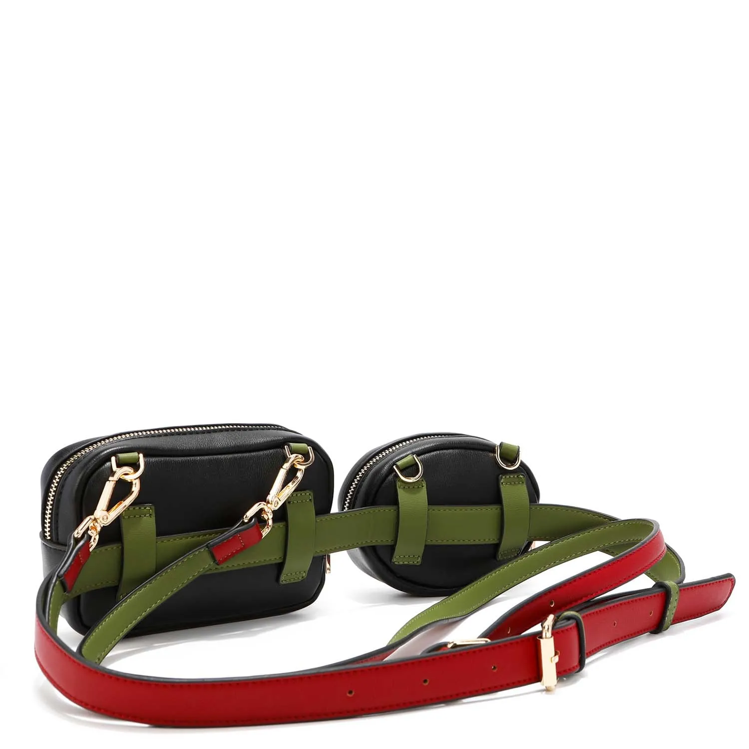 DOUBLE POUCH FANNY PACK