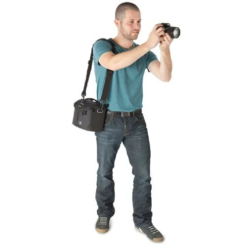 DSLR Camera Shoulder Bag | Compact DSLR Camera Case with padded Camera Shoulder Bag Strap | Kata KT DL-L-439 DL LITE