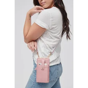 DUALITY - PHONE CROSSBODY-PASTEL PINK