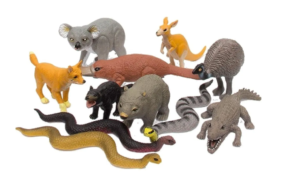 Eco Zip Tube Australia Figurines