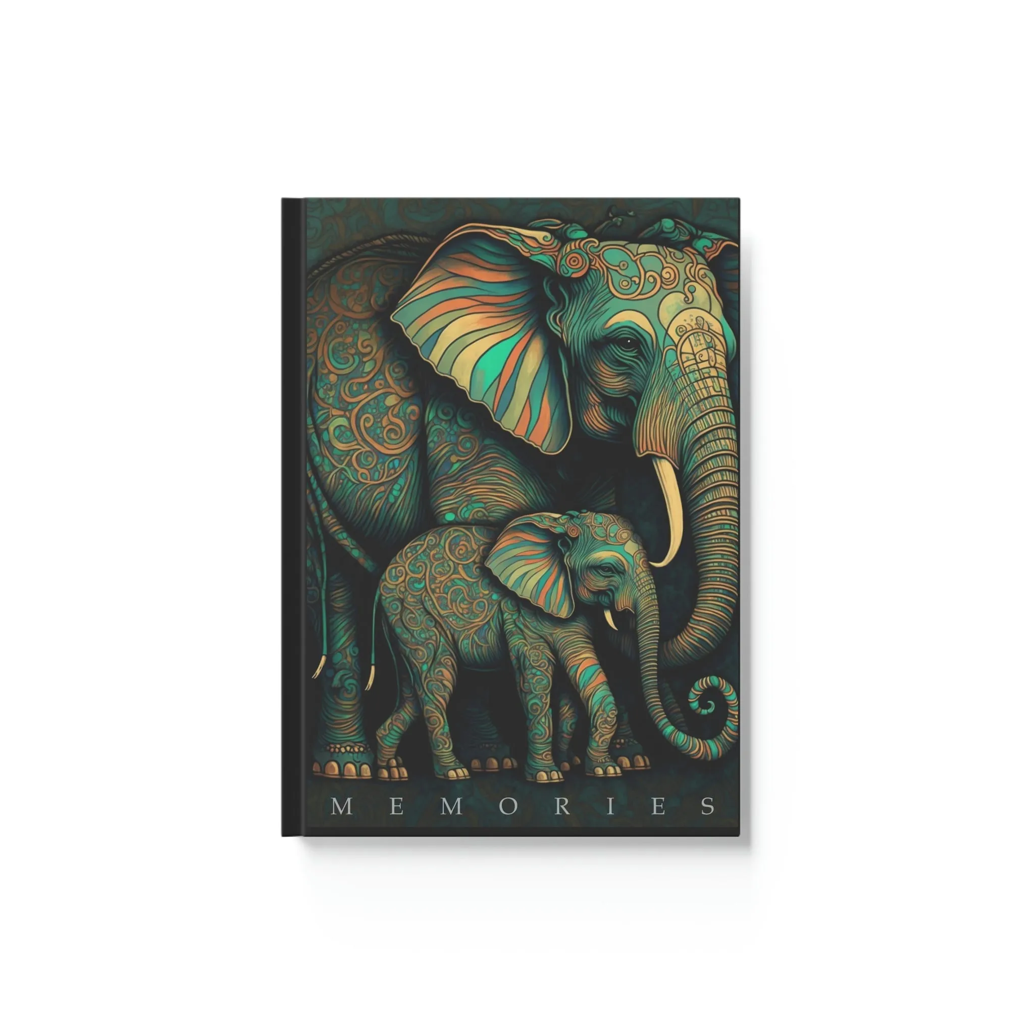 Elephant Family "Memories" Hard Backed Journal