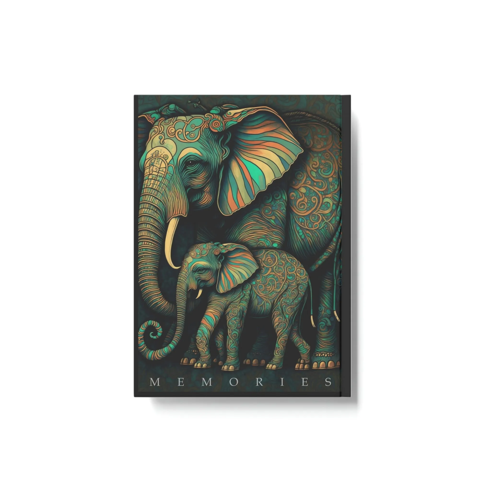 Elephant Family "Memories" Hard Backed Journal