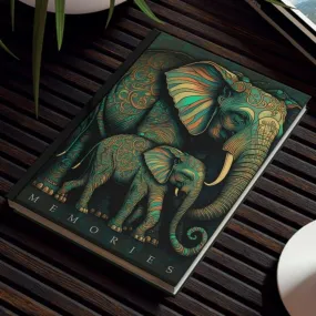 Elephant Family "Memories" Hard Backed Journal