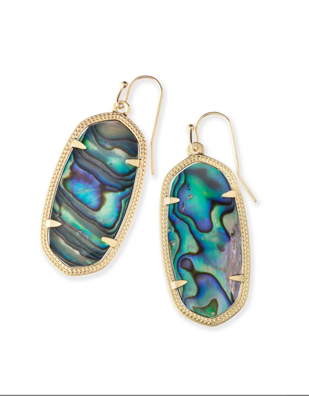 Elle Drop Earring in Abalone Shell