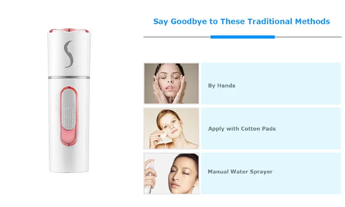 Face Steamer Humidifier With Fine Mist For Skin Care Moisturizing