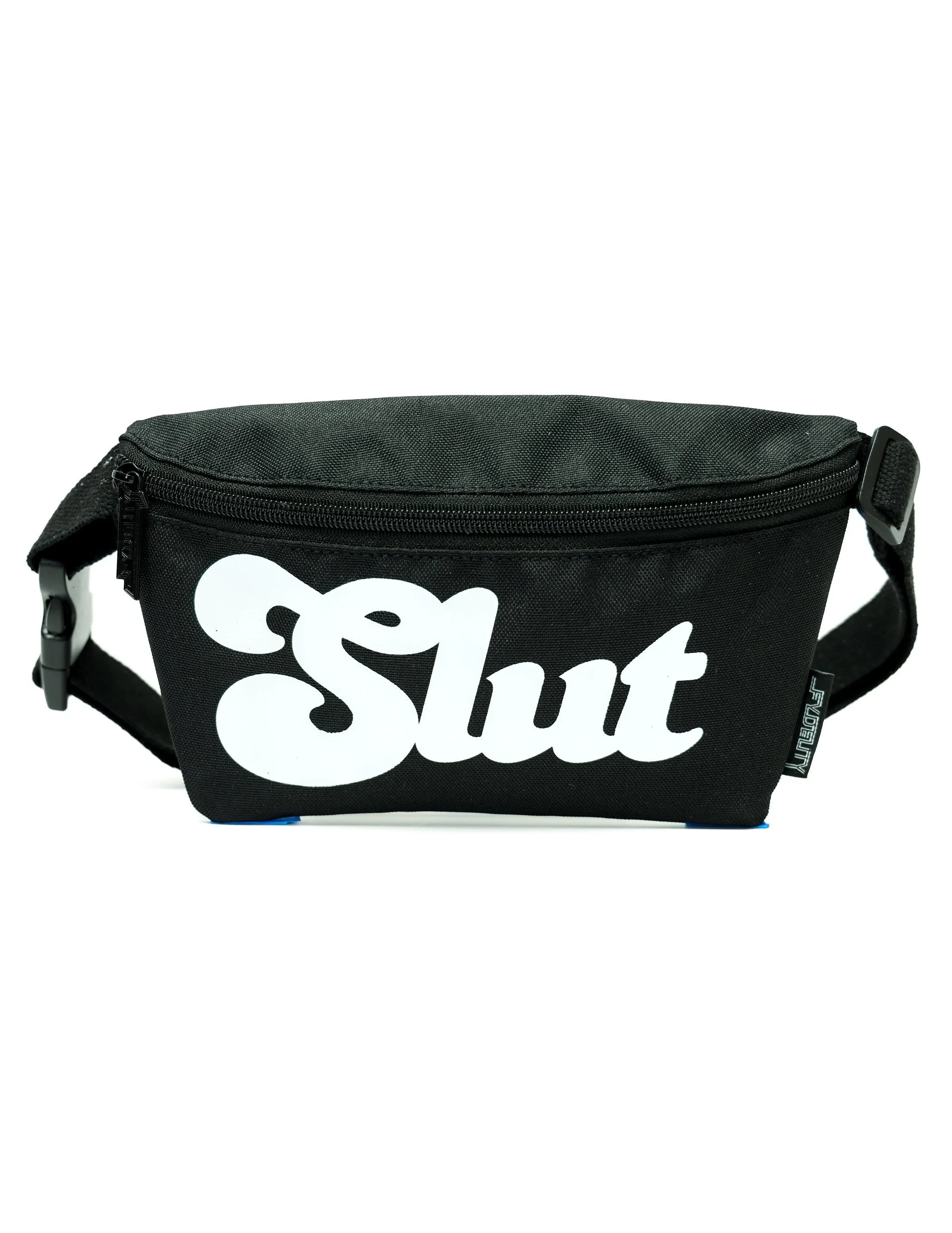 Fanny Pack | Slim |WERDS SLUT |White & Black