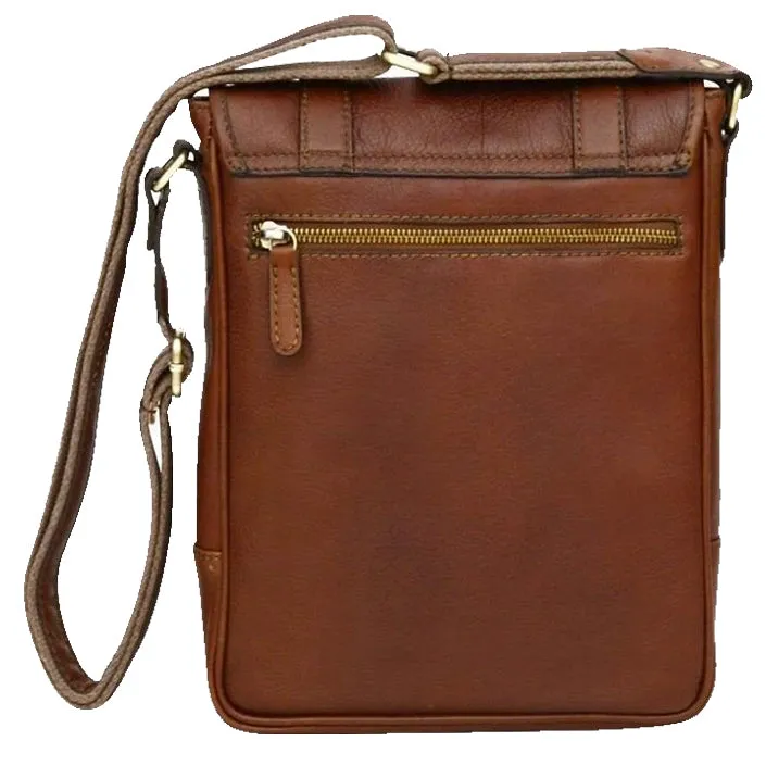 Felda Firenze Tablet Cognac Messenger Bag