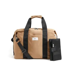 Finnson Ida Eco Holdall/ Hospital Bag With Changing Mat - Camel