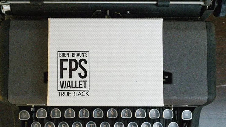 FPS Wallet True Black Leather