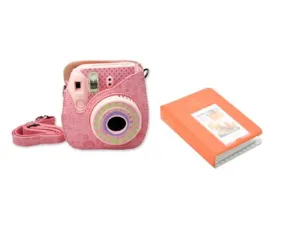 Fujifilm Bundle Set Mini Case/Album for Fuji Instax Mini 8 - Orange