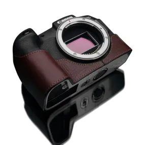 Gariz XS-CHEOSRPBR Brown Leather Camera Half Case for Canon EOS RP