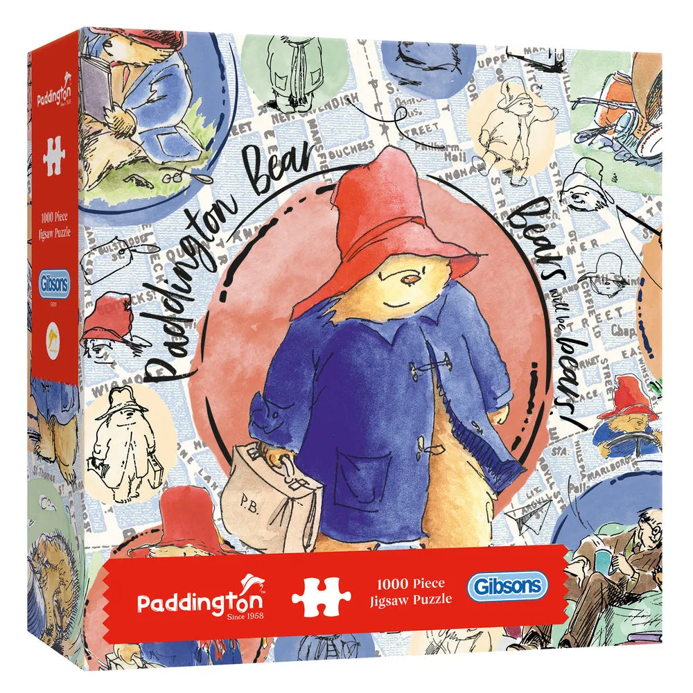 Gibsons Paddington Bear 1000 Piece Puzzle