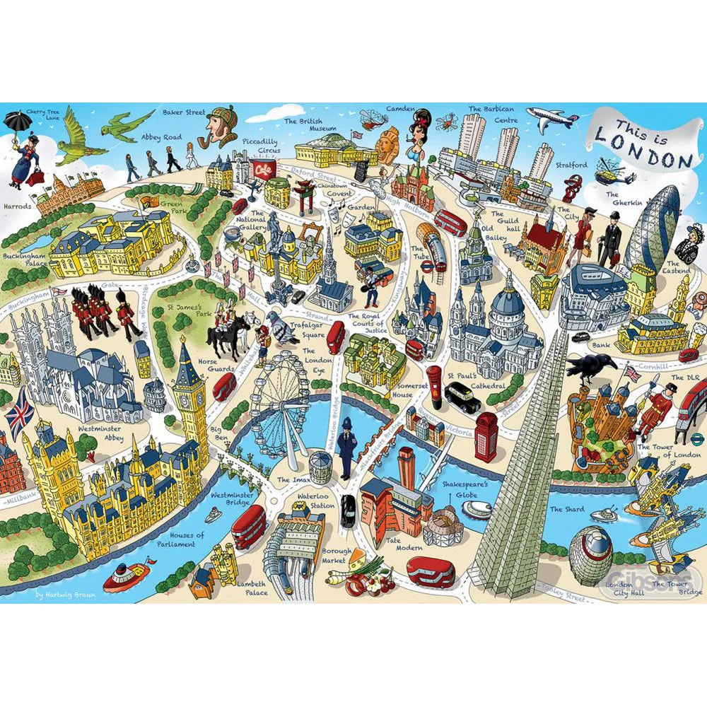 Gibsons This Is London 500 Piece Puzzle