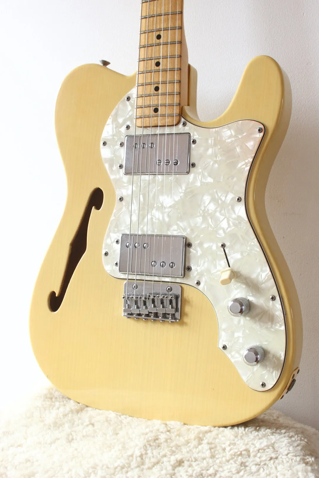 Greco Spacey Sounds TE500 Thinline Tele Style Blonde 1978