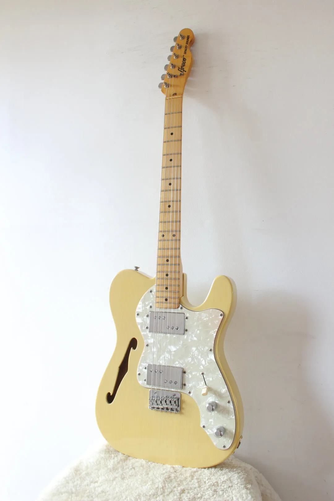 Greco Spacey Sounds TE500 Thinline Tele Style Blonde 1978