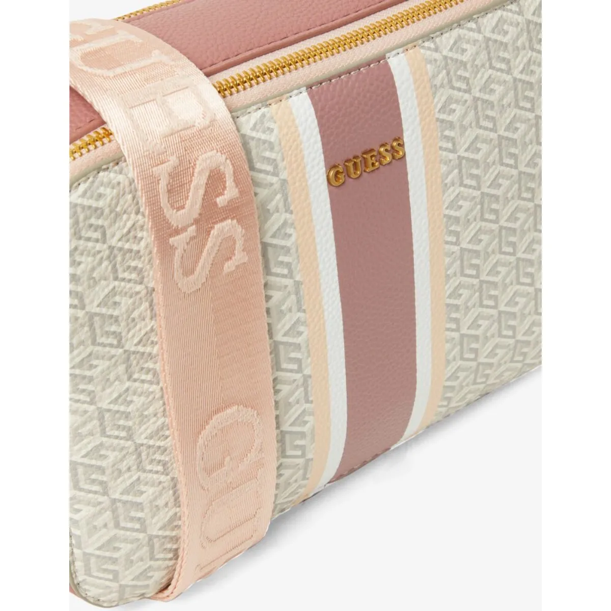 Guess RaInee Crossbody Camera Bag In Rose