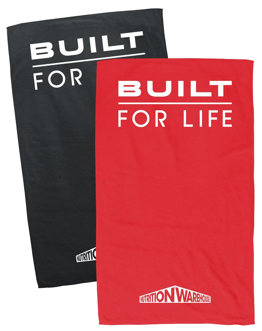 Gym Towel (Built for Life) by Nutrition Warehouse