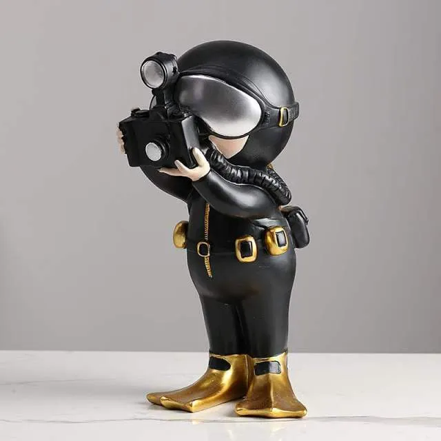 Handmade Creative Cute Diver Figurines