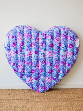 Heart Pool Float - Pastel Carnations