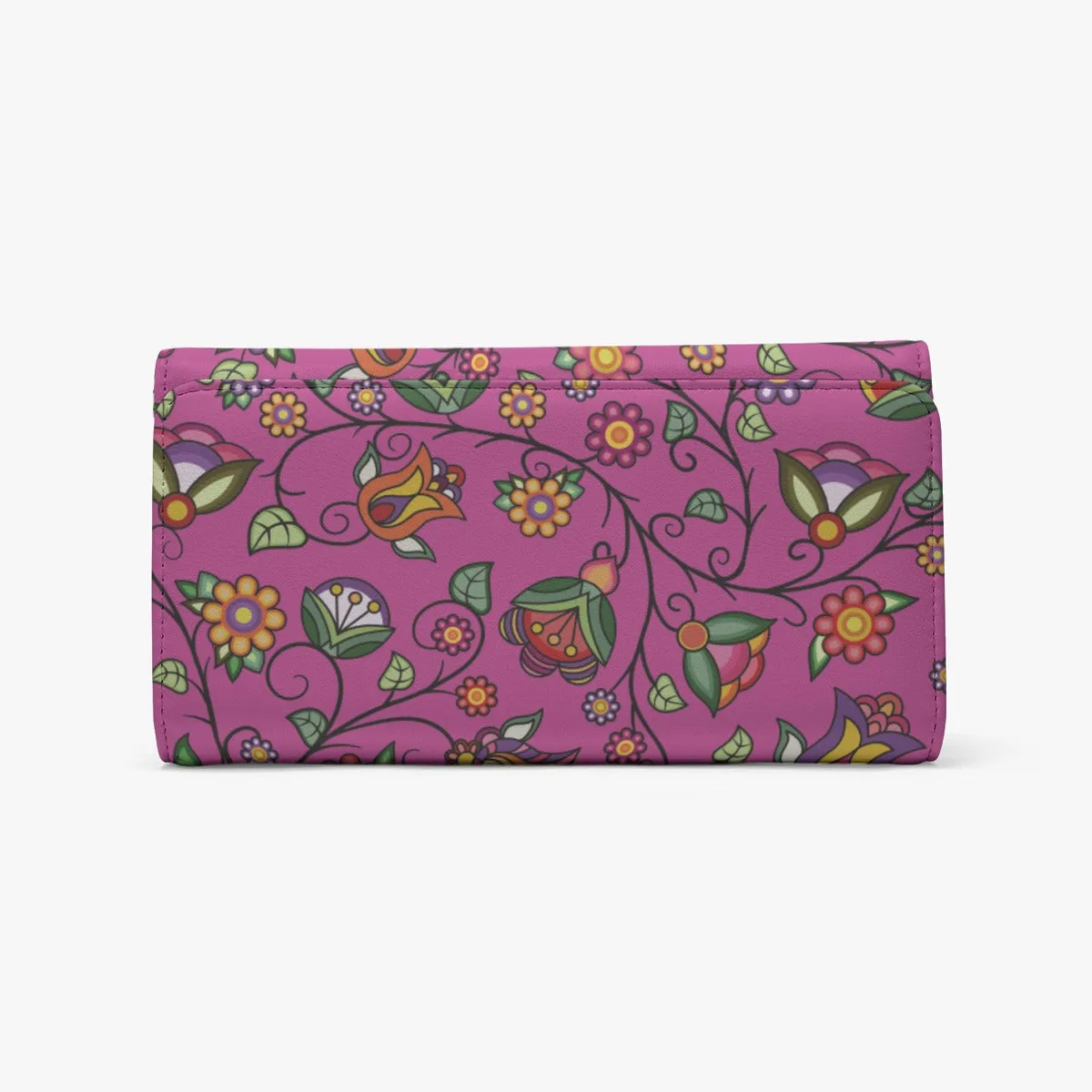 Heartbeat Petals Pink Foldable Wallet