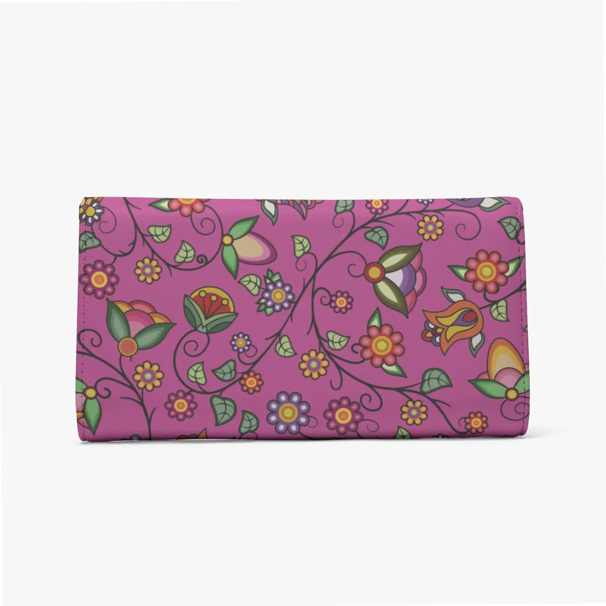 Heartbeat Petals Pink Foldable Wallet