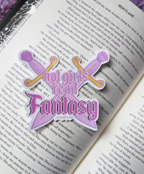 Hot Girls Read Fantasy Sticker