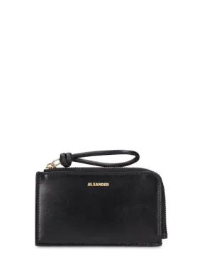 Jil Sander   Giro Envelope leather zip-up wallet 