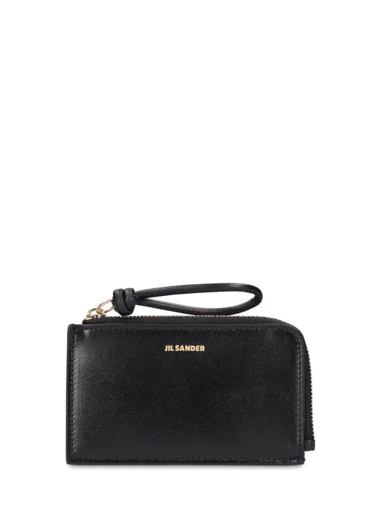 Jil Sander   Giro Envelope leather zip-up wallet 