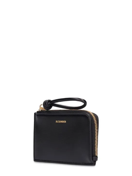 Jil Sander   Giro Envelope leather zip-up wallet 