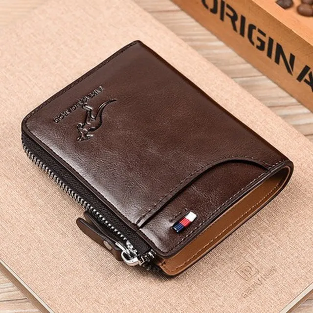 Kangaroo Cards Holder Leather Wallet