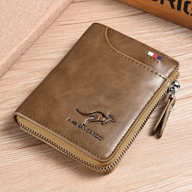 Kangaroo Cards Holder Leather Wallet