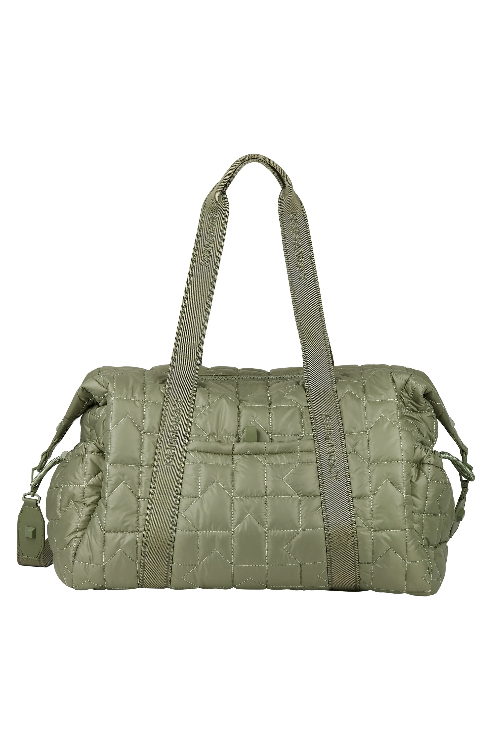 Karen Walker Monogram Quilted Gym Bag - Sage