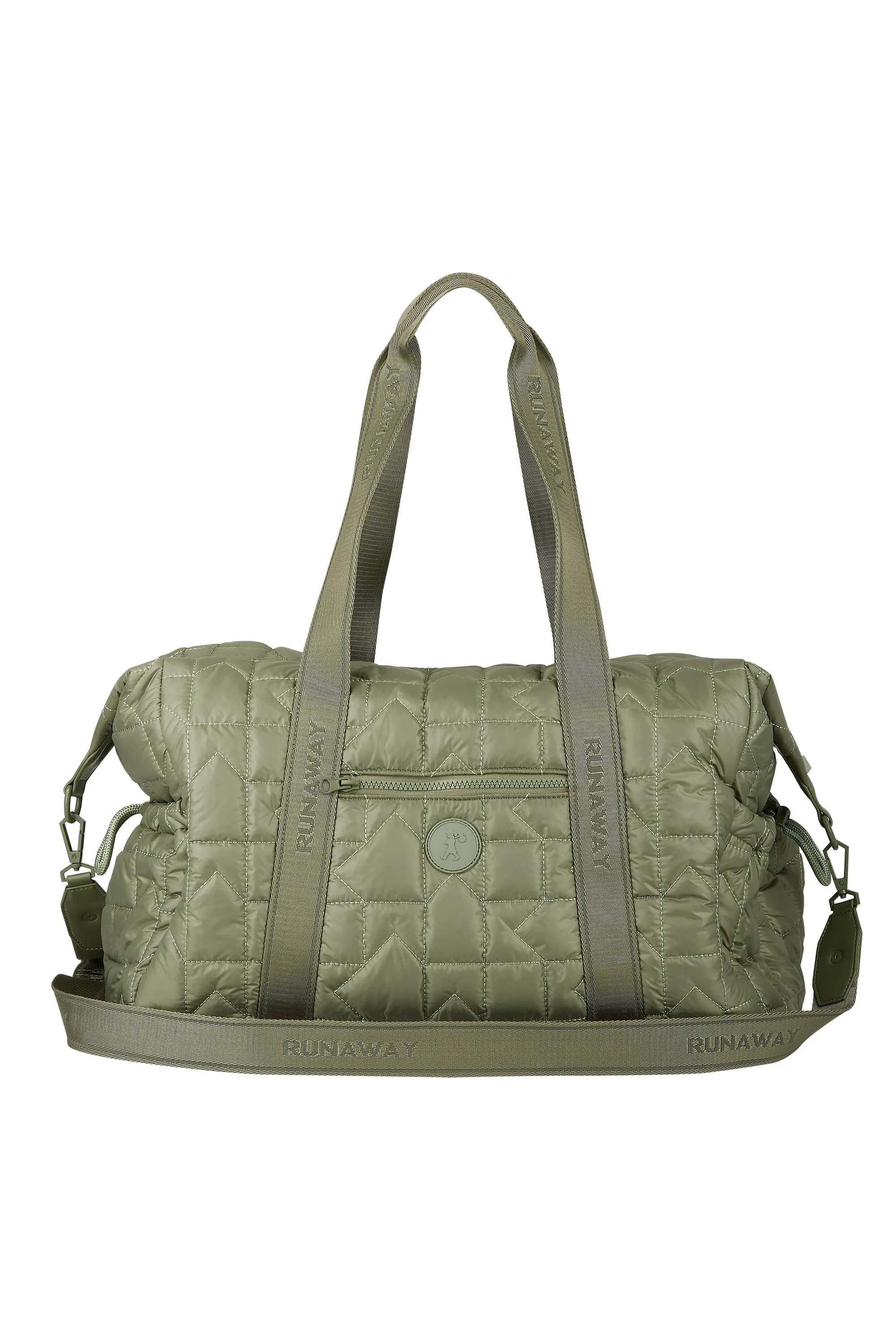 Karen Walker Monogram Quilted Gym Bag - Sage