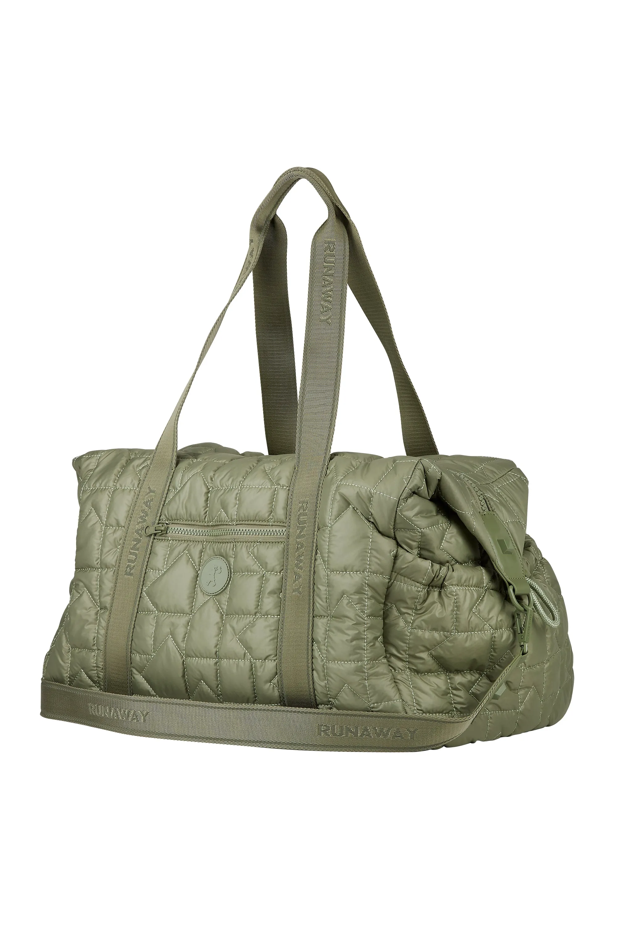 Karen Walker Monogram Quilted Gym Bag - Sage