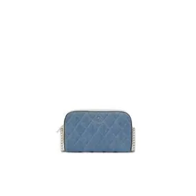 Kate Spade Carey Denim Mini Camera Bag In Blue Multi KG667