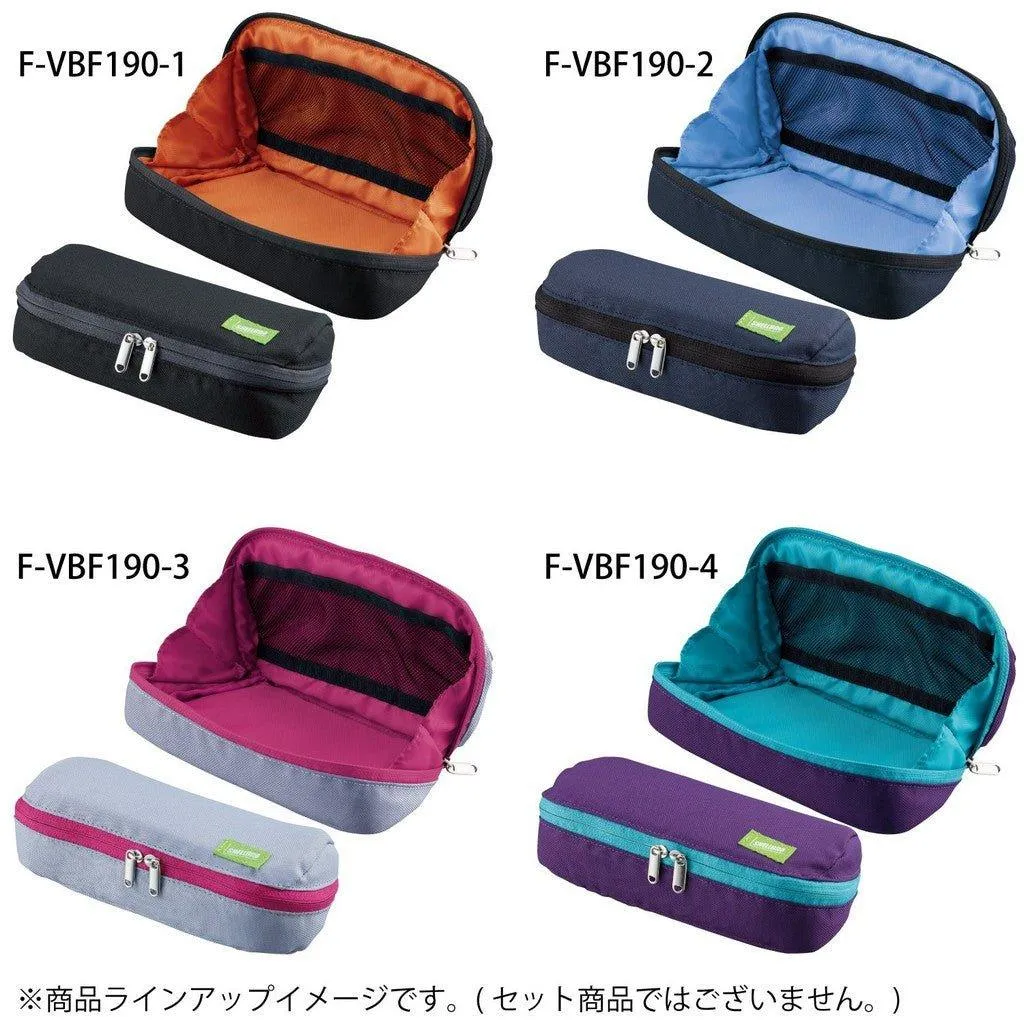 KOKUYO SHELLBRO F-VBF190 Large capacity pencil case pencil bag gray purple