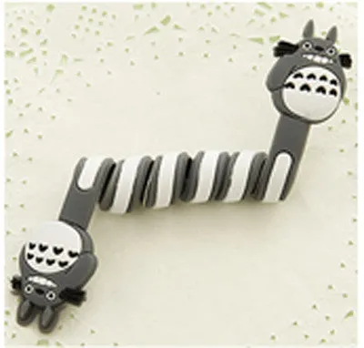 Korea Fashion Cord Winder- Adorable Character Silicone Winding Cable Tool