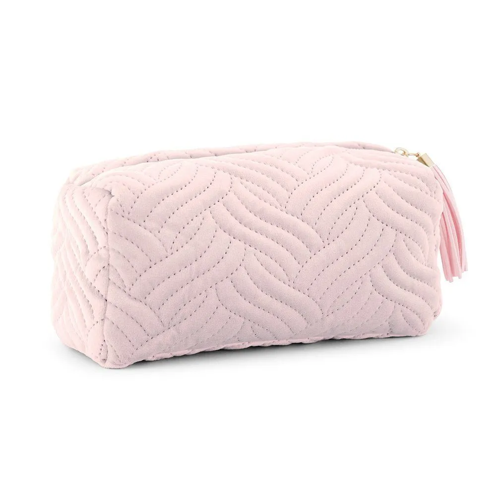 Lavender Velvet Makeup Bag