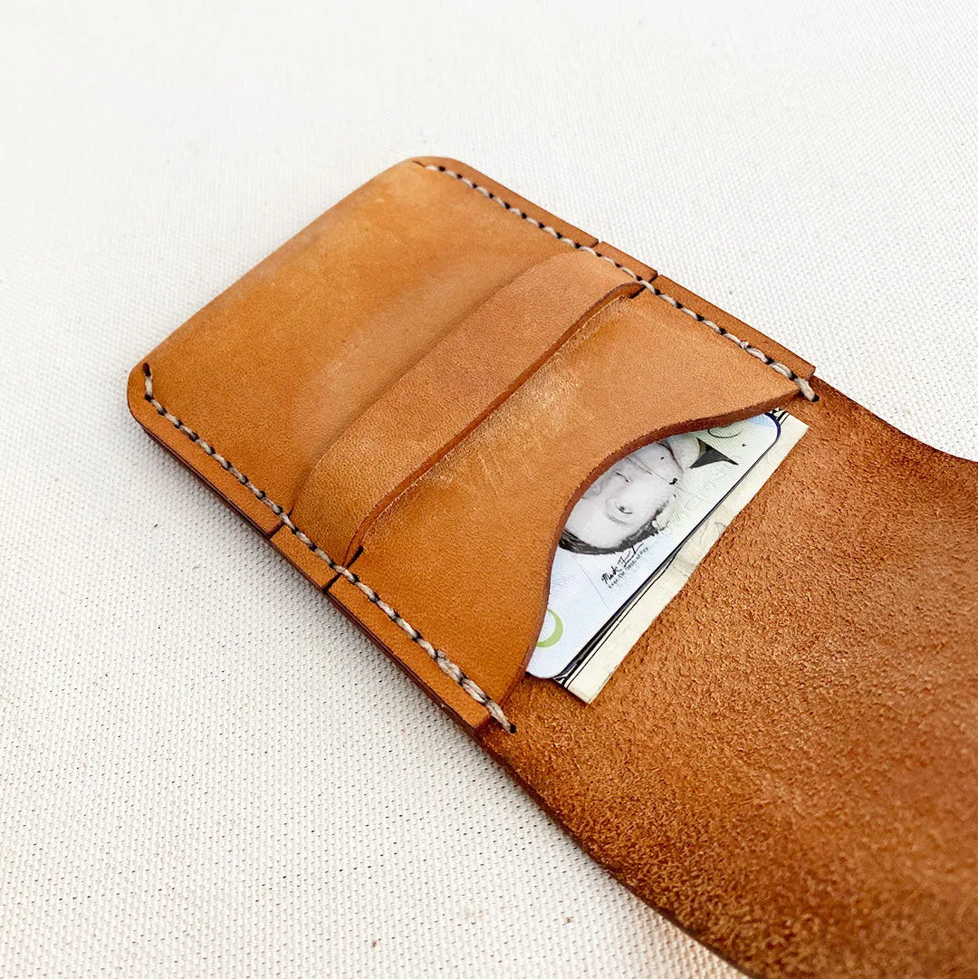 Leather Flap Wallet #155