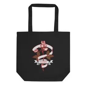 Love & Roses, sustainable Tote Bag