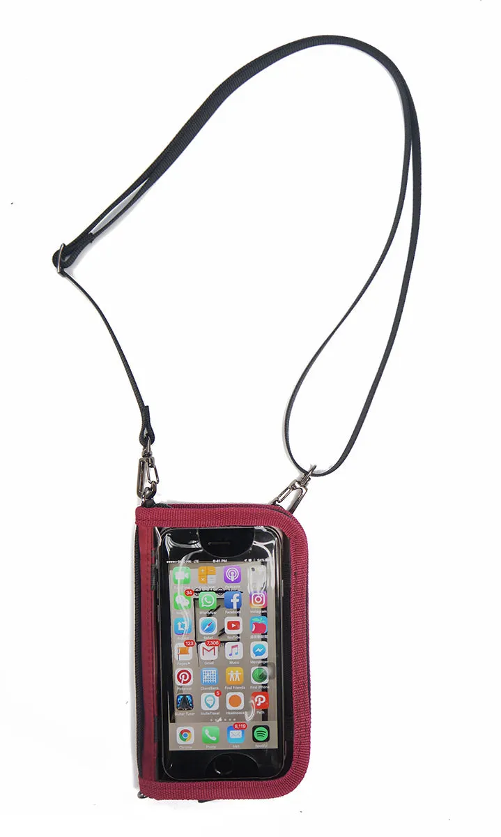 <A 000a001z8> Fungolia Smartphone Charging Pouch  (Burgundy)