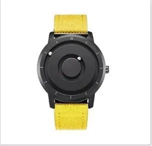 Magnetic black technology metal watch