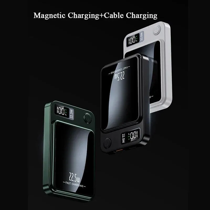 Magnetic High-Speed Wireless Charger: Ultimate Portable Power Bank