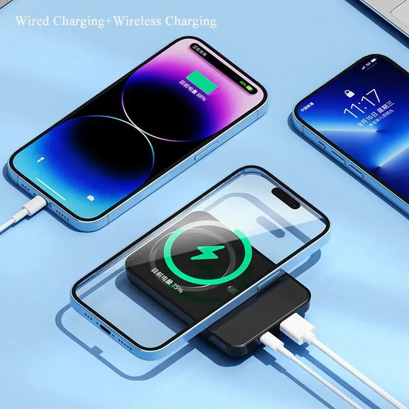 Magnetic High-Speed Wireless Charger: Ultimate Portable Power Bank