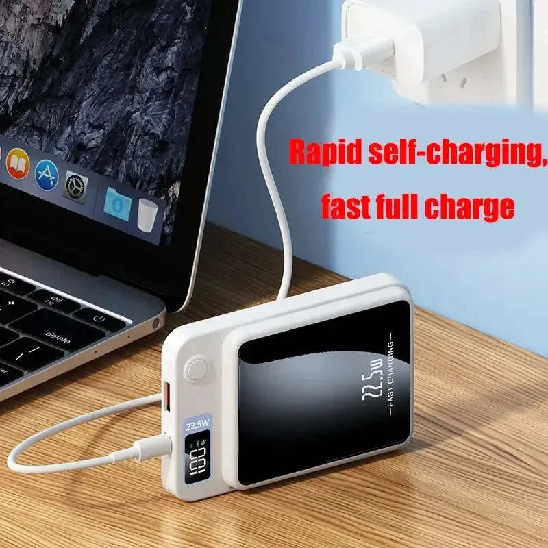 magnetic wireless charger  100000mAh Power Bank Wireless Charger Magnetic Digital Display Fast Charging Thin And Portable External Battery Free Shiping