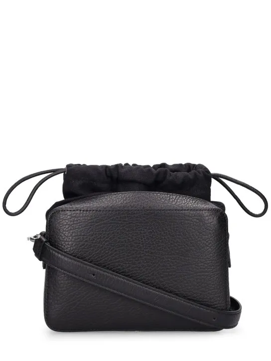 Maison Margiela   Medium grainy leather camera bag 